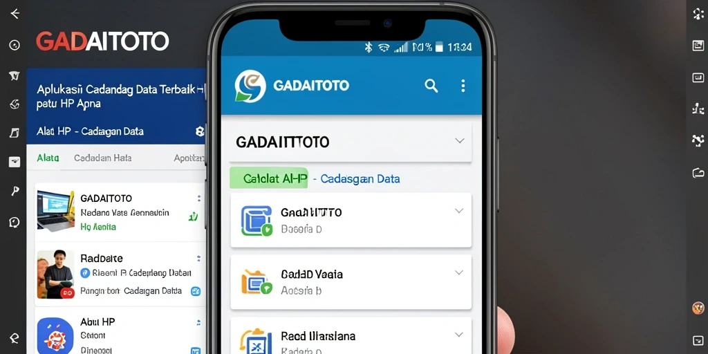 Tampilan antarmuka GADAITOTO yang intuitif dan fungsional.
