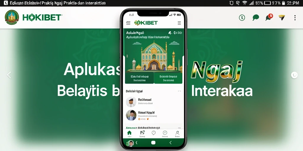 Antarmuka HOKIBET yang menarik dan interaktif saat Belajar Ngaji.
